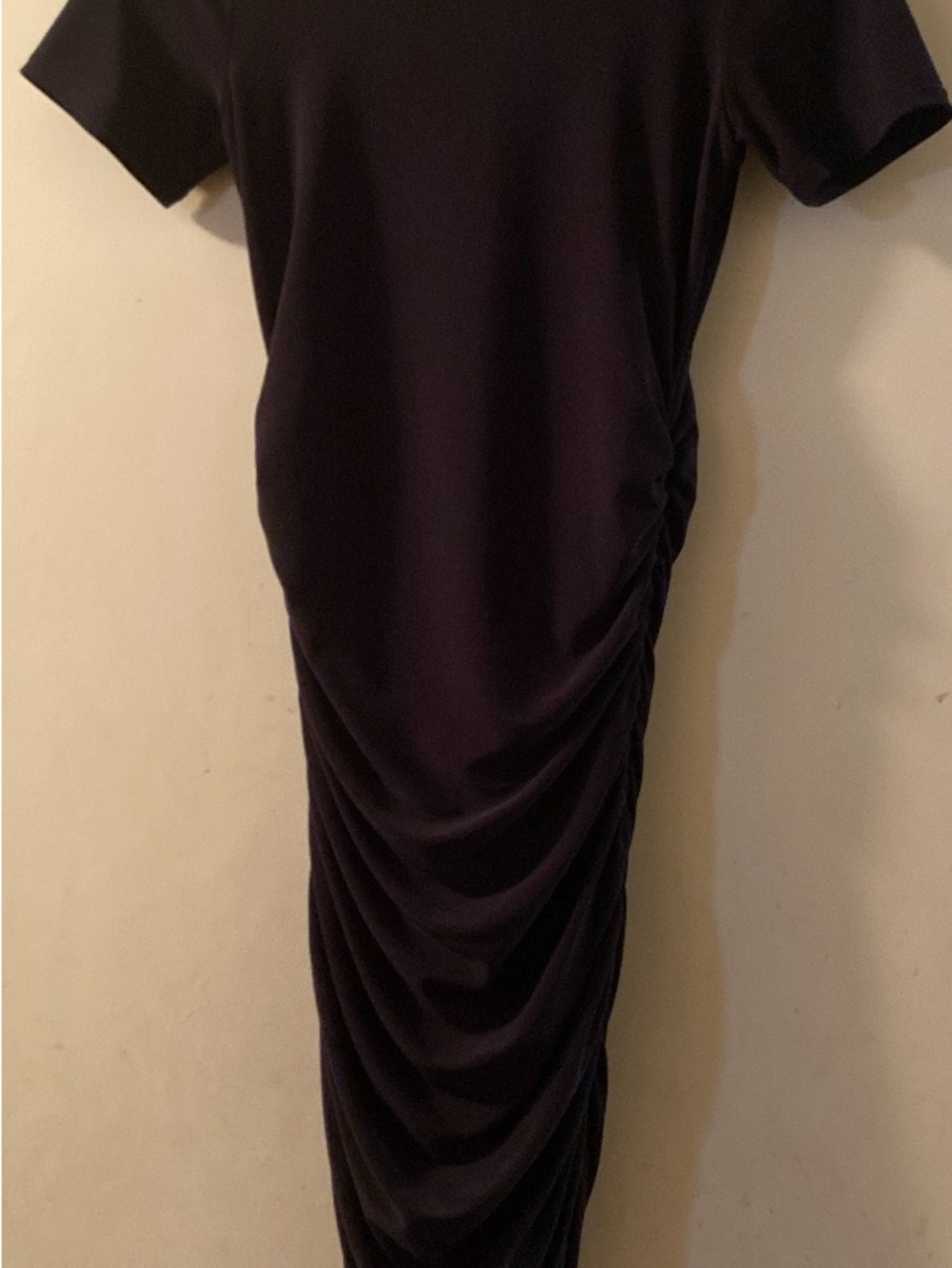 Express Black Ruched Dress - Picture 5 of 7